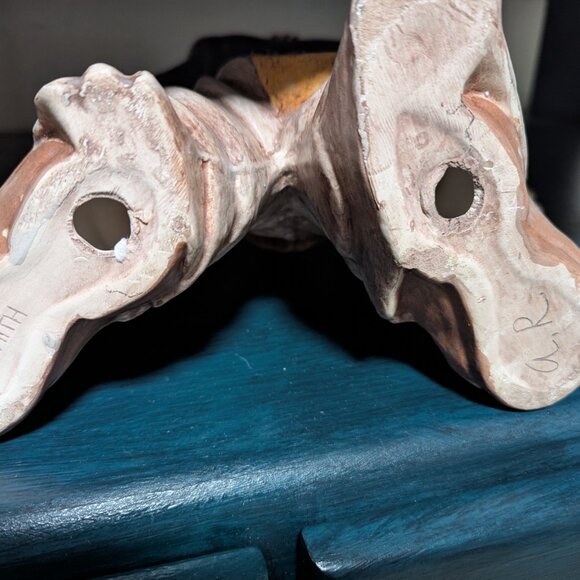 Vintage Irene Smith 1963 Signed Large‎ Ceramic Hobo/Clown Texas Pete Figurine - Picture 2 of 9